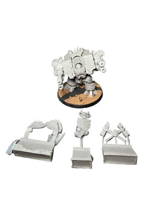 Warhammer 40K Forge World Space Marine Salamanders Venerable Dreadnought Bray'arth Ashmantle