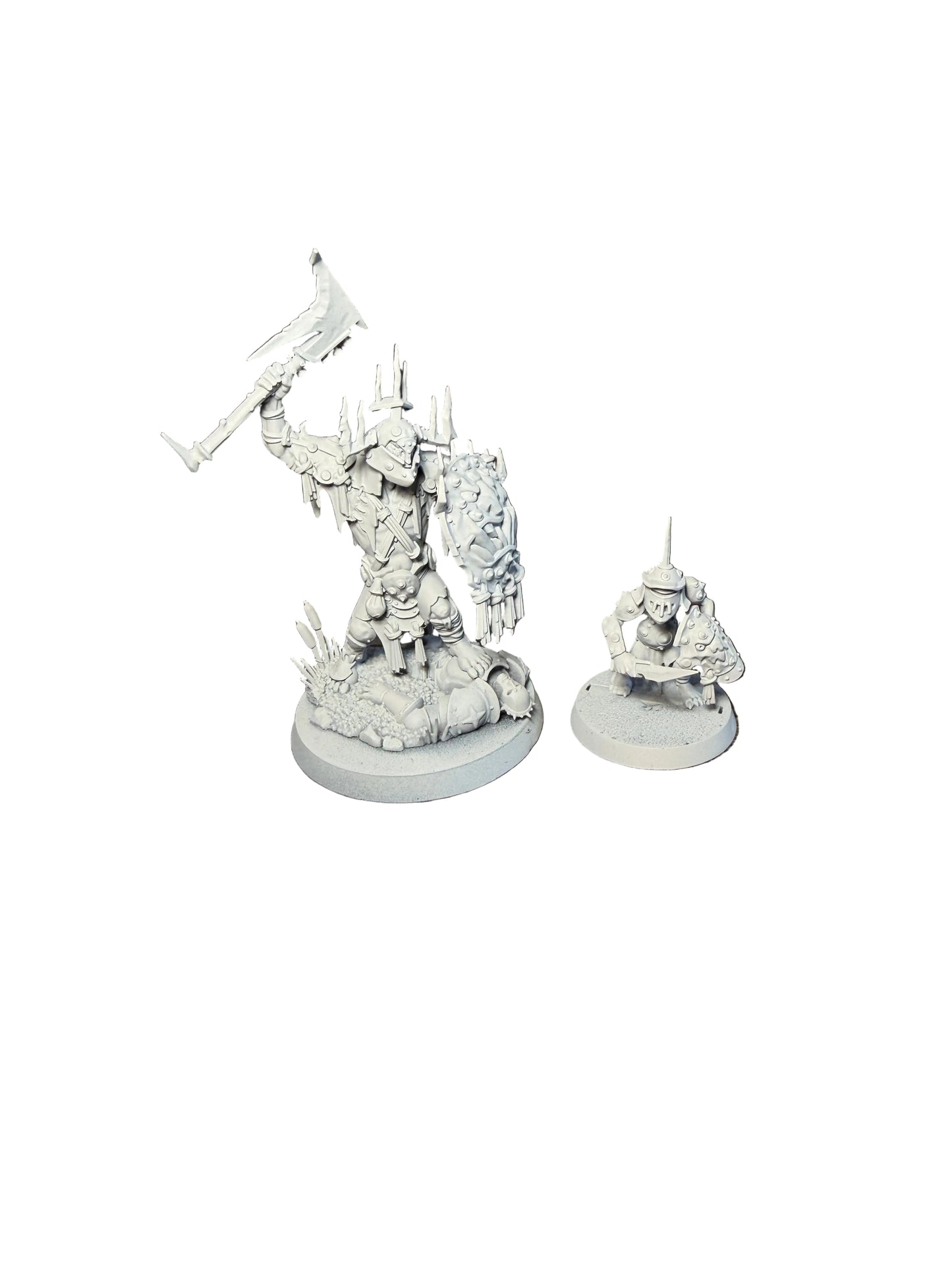 Warhammer Age of Sigmar Orruk Warclans Killaboss and Stab Grot