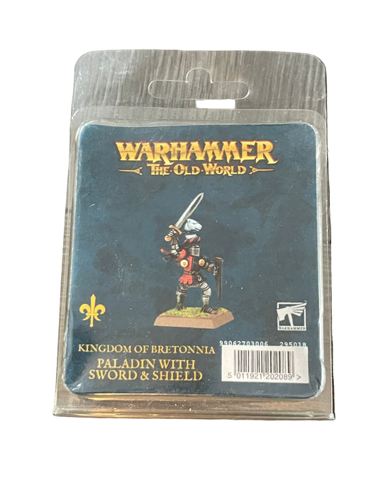 Warhammer Old World Bretonnia Paladin with Sword and Shield