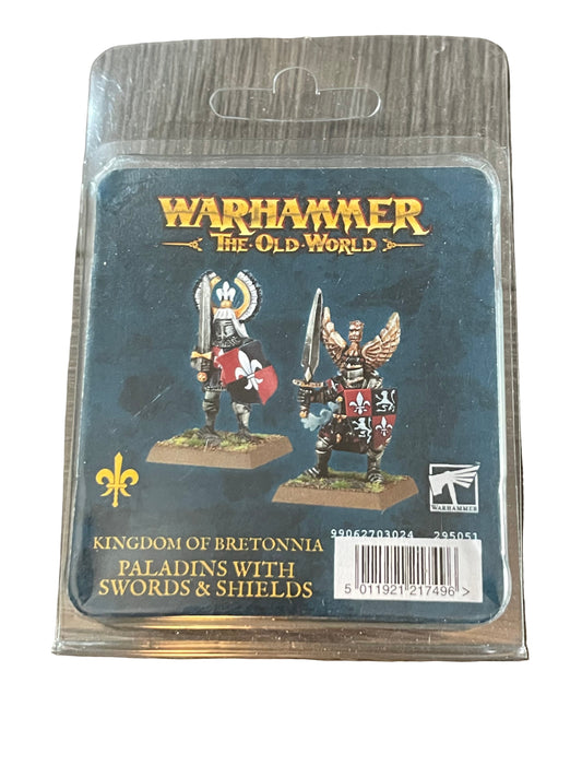 Warhammer Old World Bretonnia Paladins with Swords and Shields
