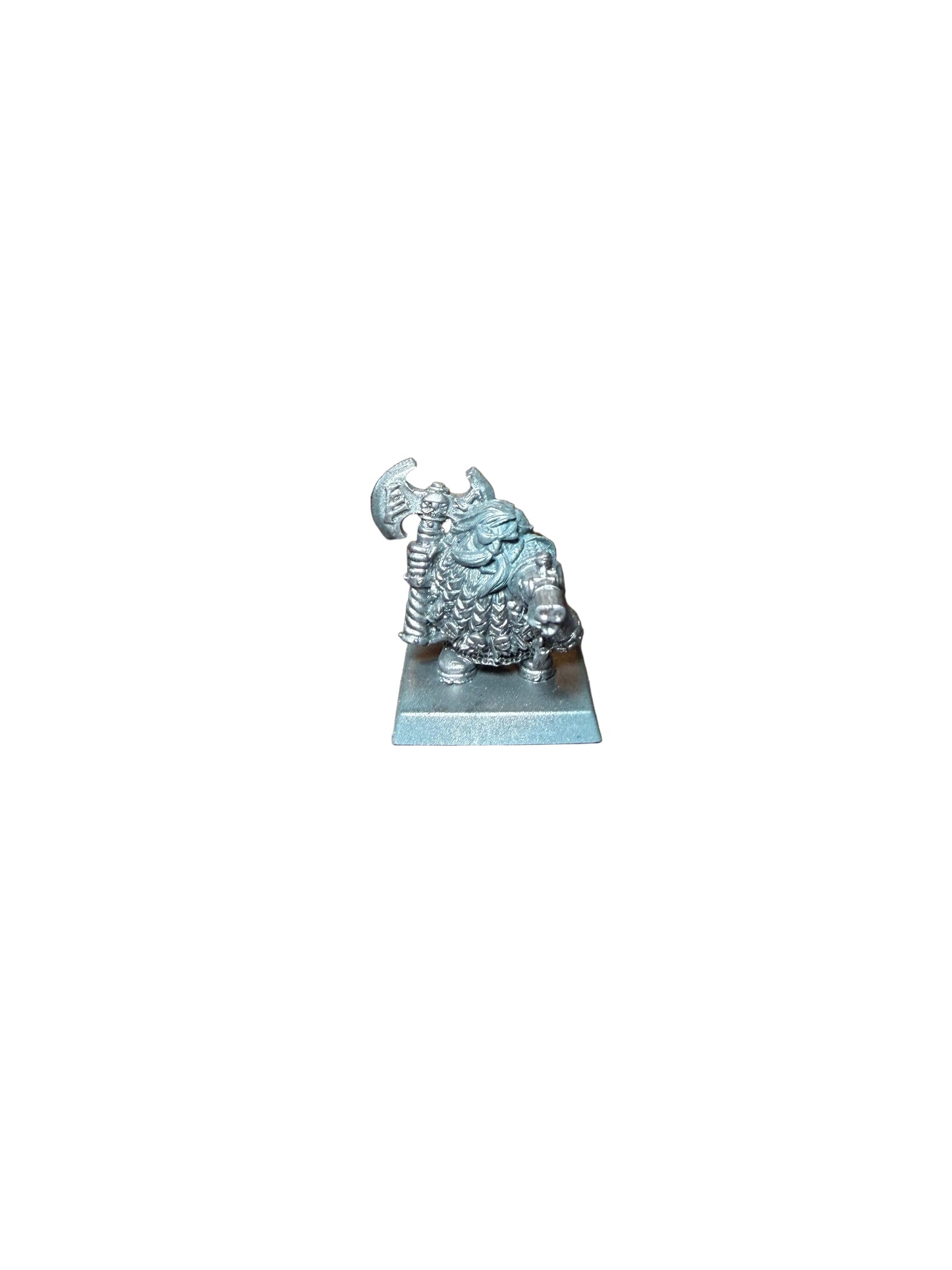 Warhammer Fantasy Old World Dwarf Lord with Pistol and Axe