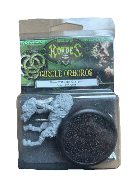 Privateer Press Warmachine Hordes Circle Orboros Tharn Wolf Rider Champion