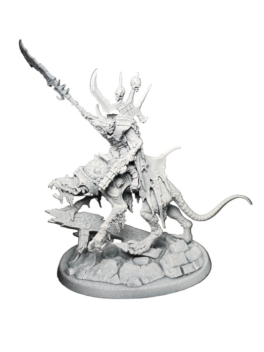 Warhammer Age of Sigmar Skaven Clawlord on Gnaw-Beast