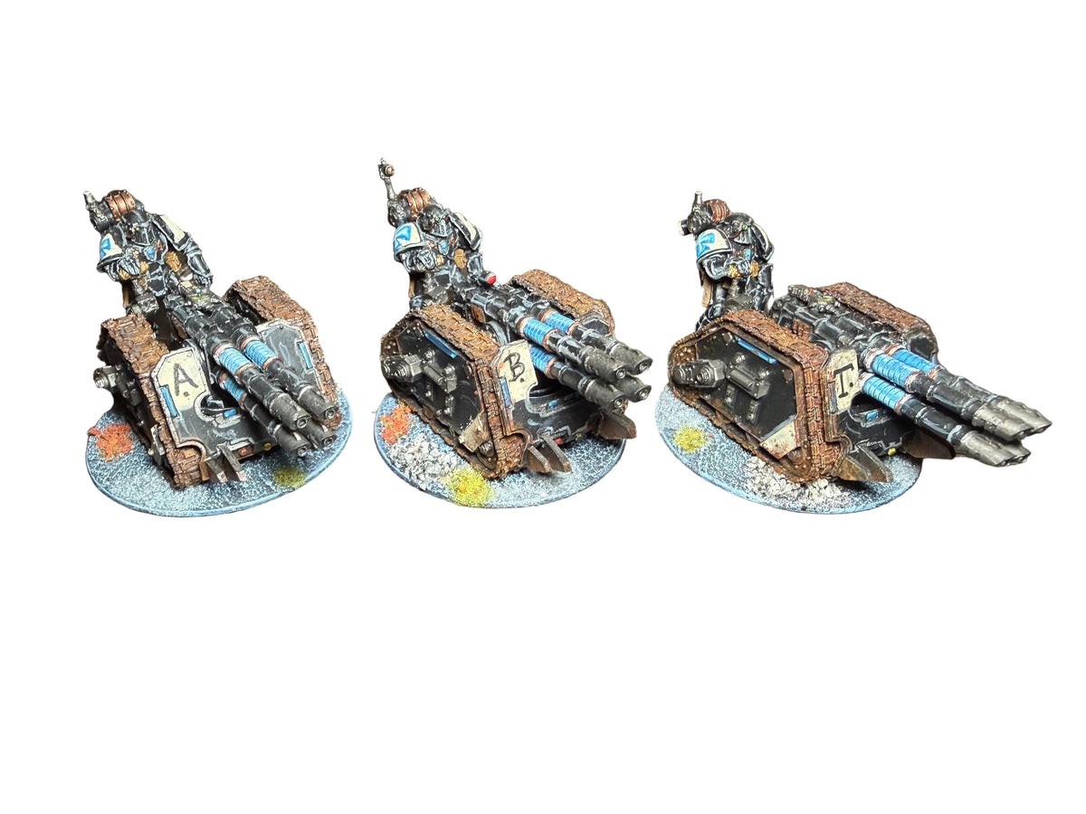 Warhammer 40K Horus Heresy Rapier Laser Destroyer x 3