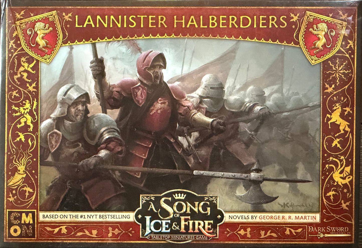A Song of Ice and Fire Miniatures Game Lannister Halberdiers