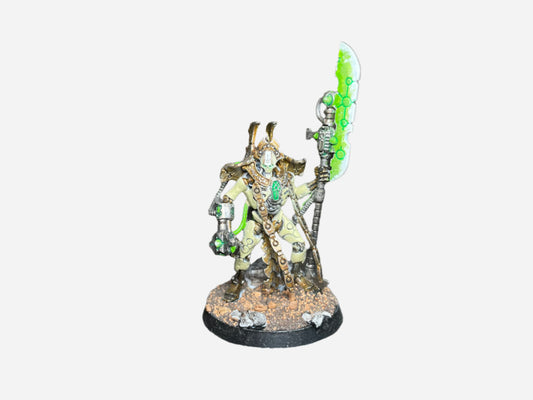 Warhammer 40K Necron Overlord with Tachyon Arrow