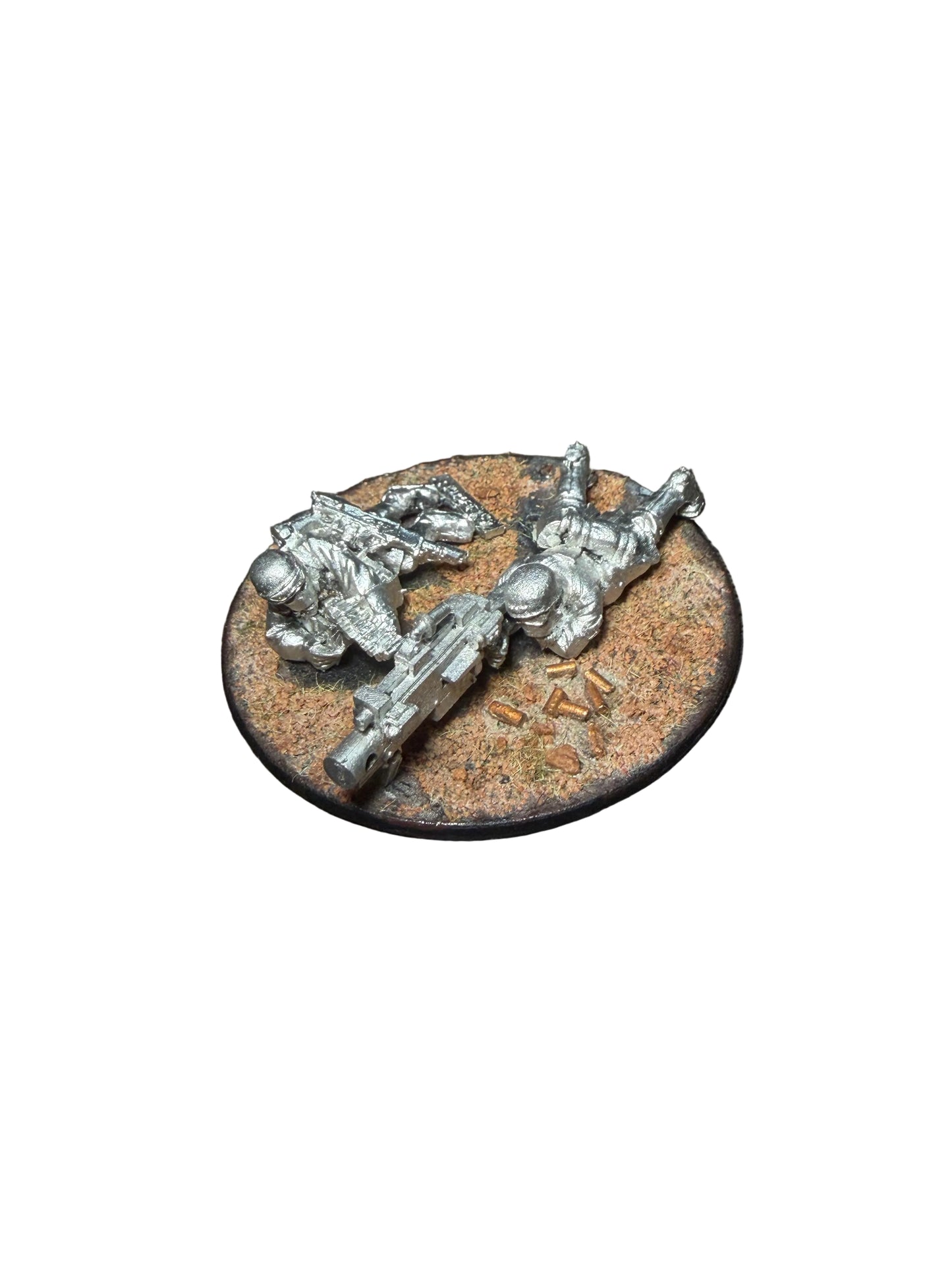 Warhammer 40k Astra Militarum Armageddon Steel Legion Heavy Bolter Team