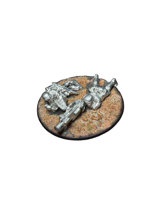 Warhammer 40k Astra Militarum Armageddon Steel Legion Heavy Bolter Team