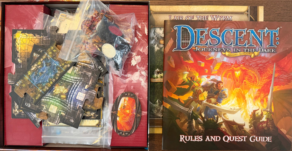 Fantasy Flight Games Descent Lair of the Wyrm Second Edition
