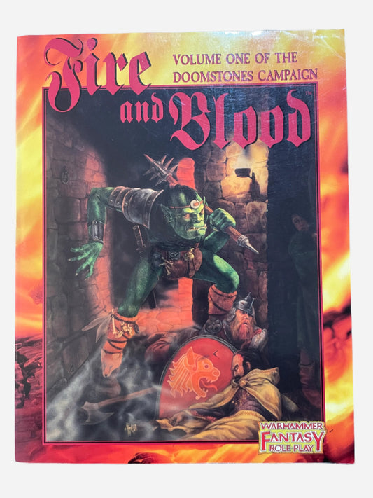 Warhammer Fantasy Role Play Fire and Blood Doomstones Campaign