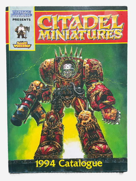 Warhammer Citadel Miniatures Catalogue 1994