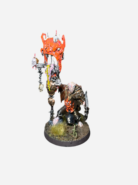 Warhammer Age of Sigmar Orruk Warclans Kruleboyz Murknob with Belcha-banna