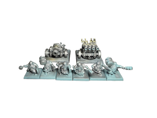 Warhammer Fantasy Old World Dwarf Canon and Organ Gun
