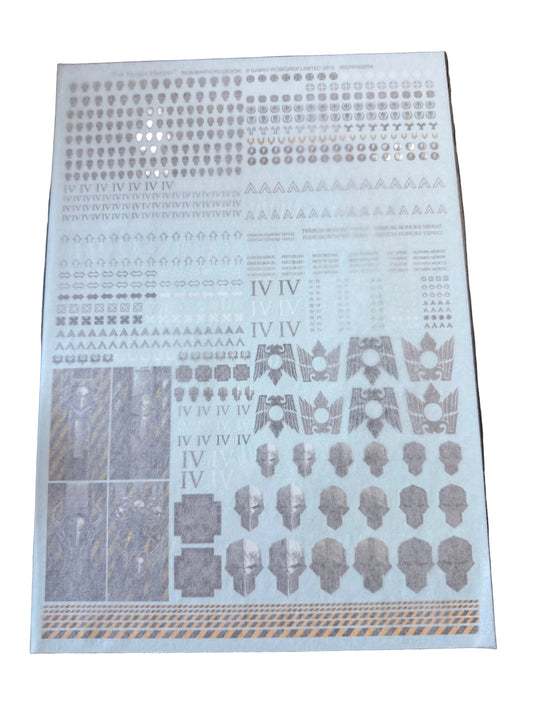 Warhammer Horus Heresy Iron Warriors Decals