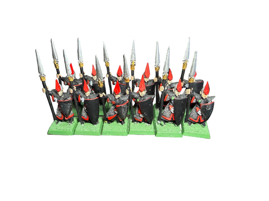 Warhammer Fantasy Old World Dark Elves Spearmen Monpose