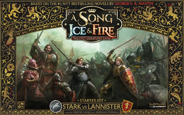 CMON A Song of Ice and Fire Miniatures Game Stark vs Lannister Starter Set
